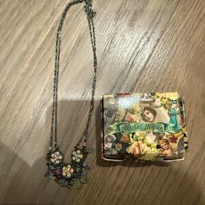 Michal Negrin Multicolor Floral Necklace